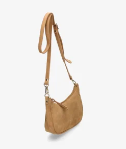 Bolso de piel bloom&you BLOOM BAGUETTE en serraje camel