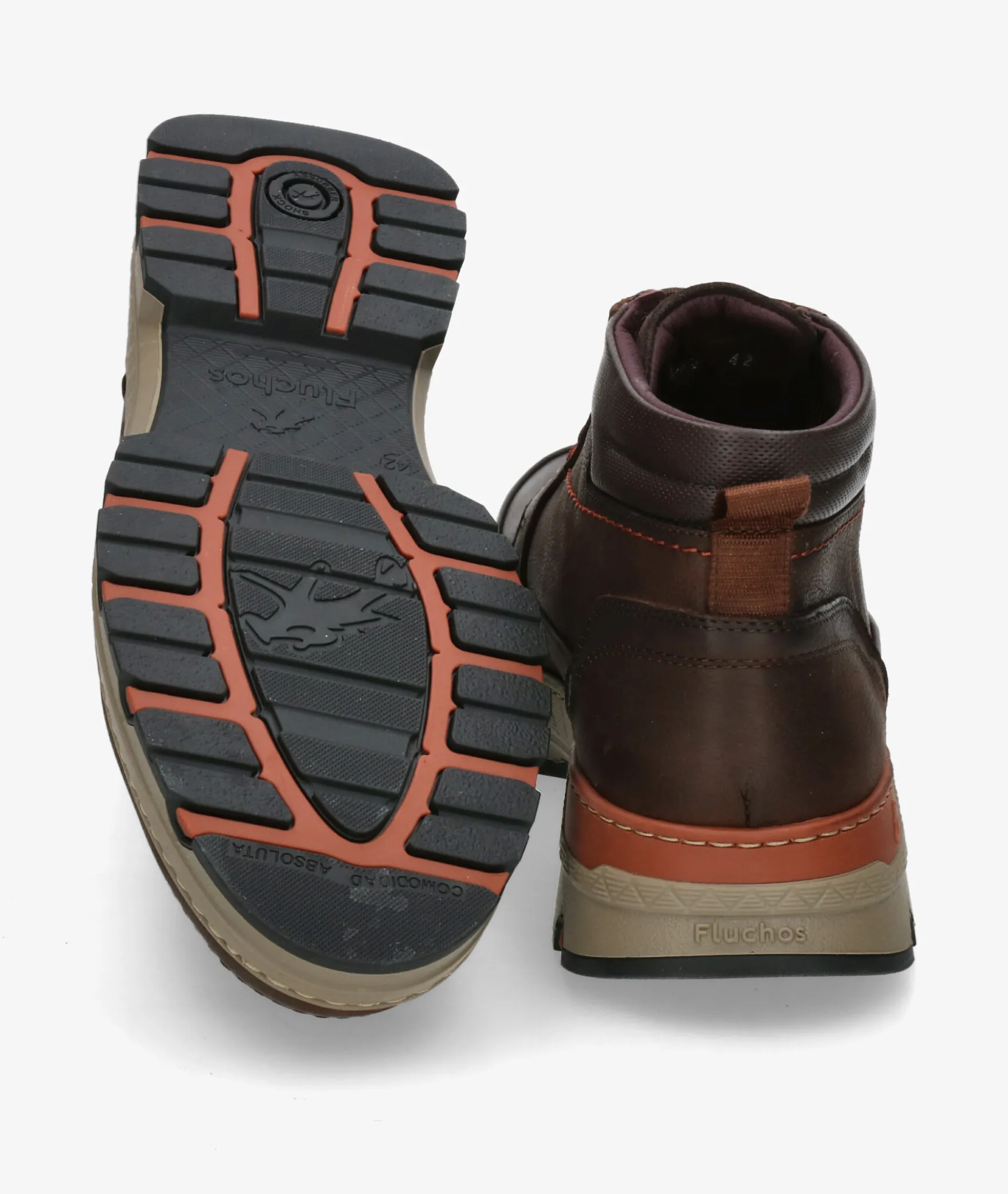 Botas FluchosF1844 en nobuck marrón