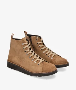 Botas Kénnebec551 CREMALLERA en serraje taupe