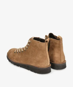 Botas Kénnebec551 CREMALLERA en serraje taupe