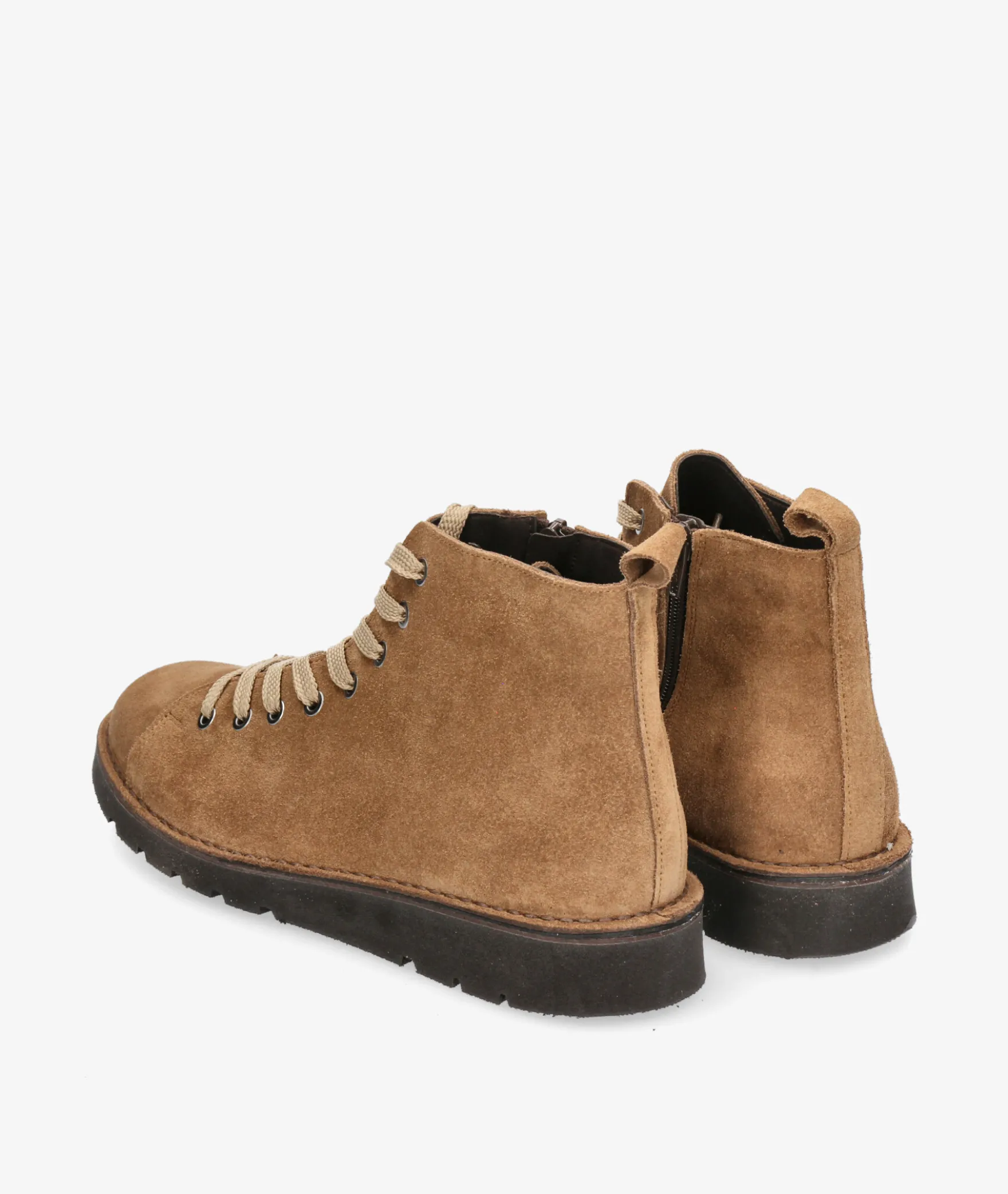 Botas Kénnebec551 CREMALLERA en serraje taupe