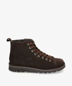 Botas Kénnebec551 CREMALLERA en serraje marrón