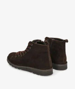 Botas Kénnebec551 CREMALLERA en serraje marrón