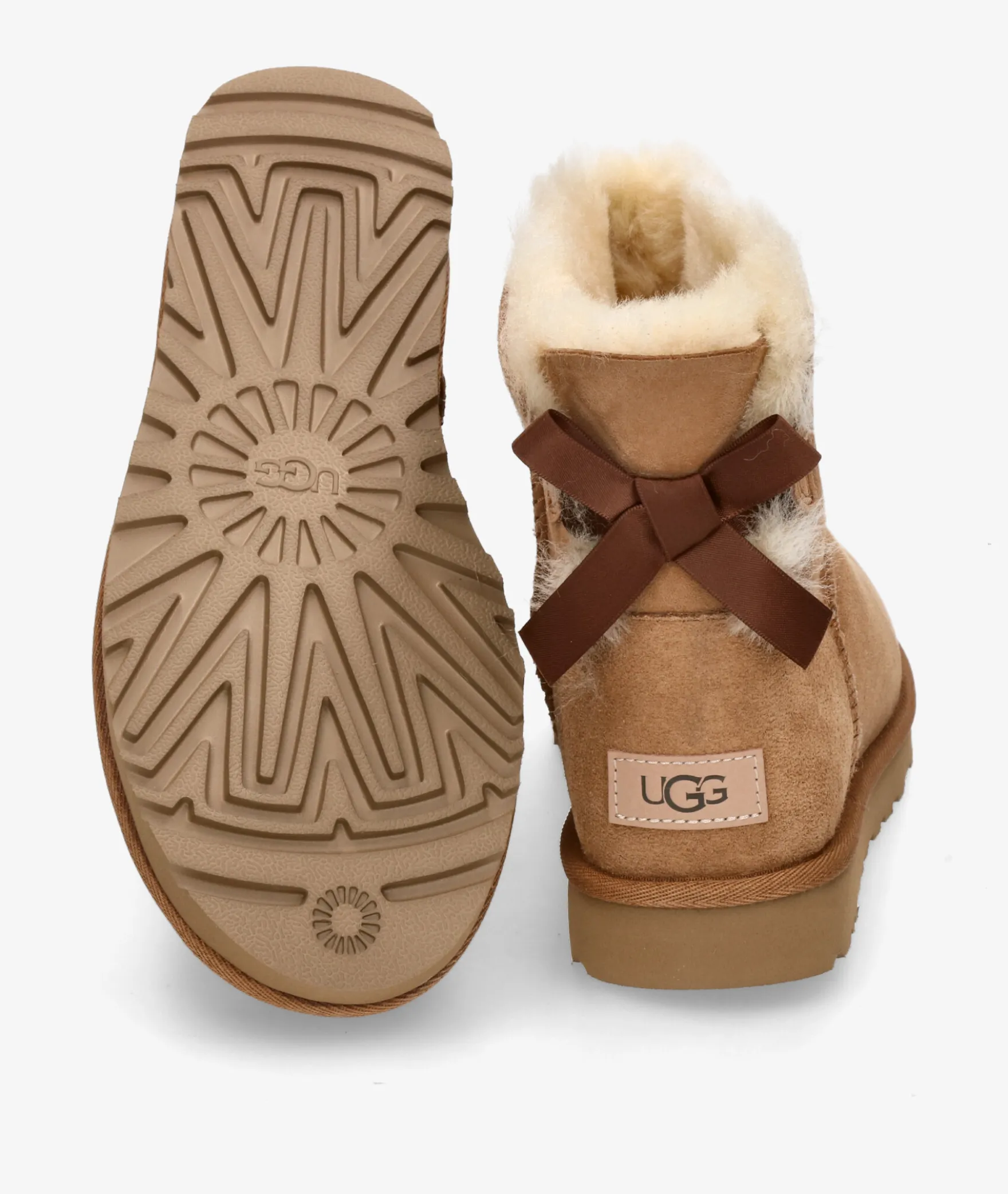 Botas UGGMINI BAILEY BOWen cuero