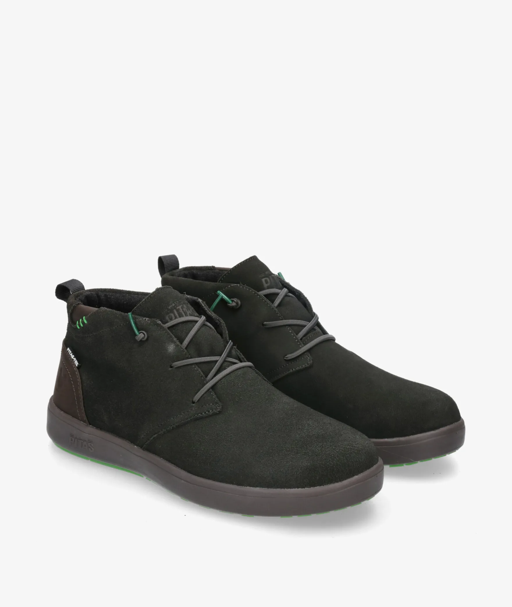 Botas Walk in PitasJAYA en serraje kaki