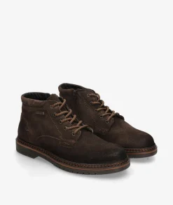 Botas ZEN520015 en serraje marrón