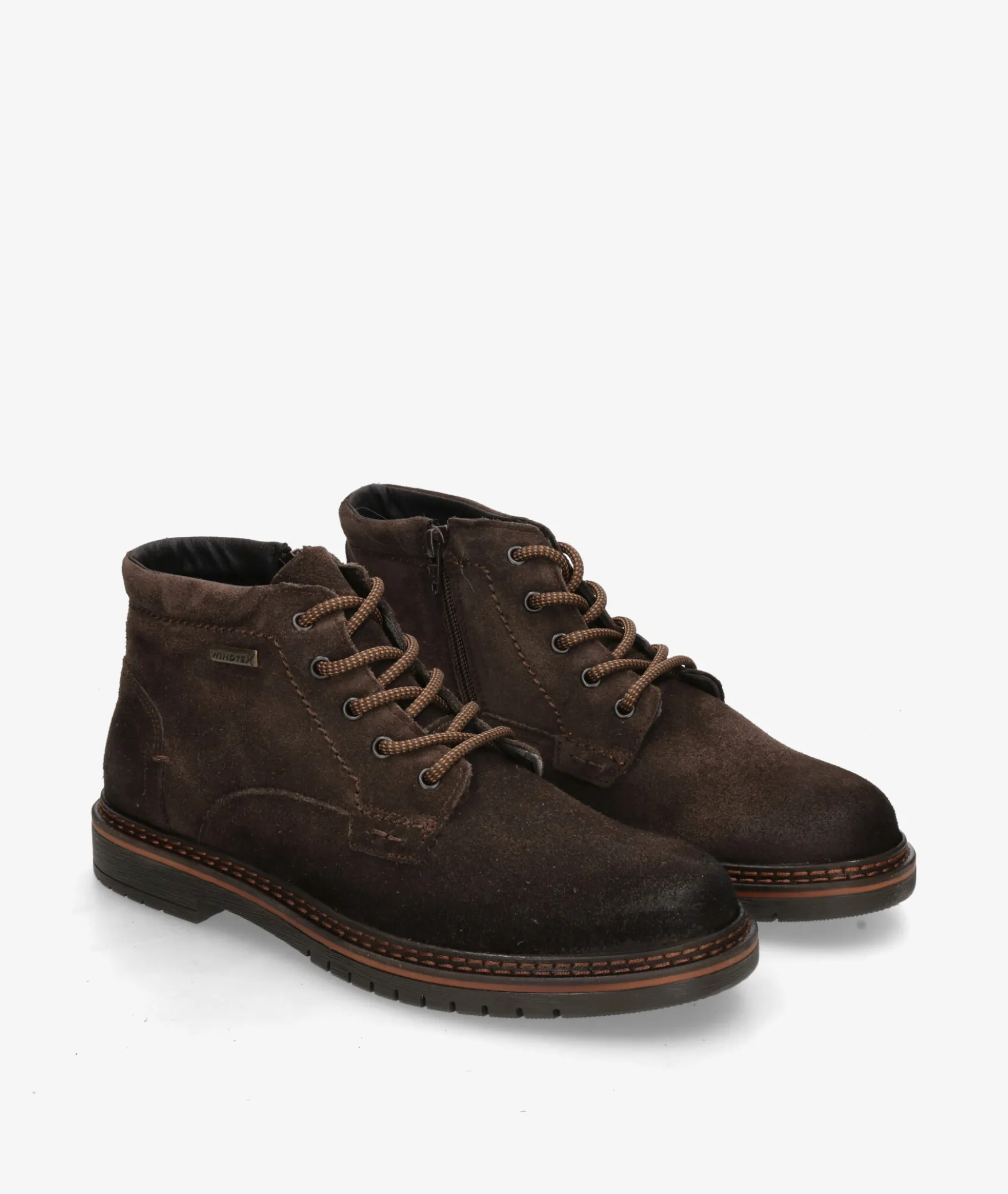 Botas ZEN520015 en serraje marrón