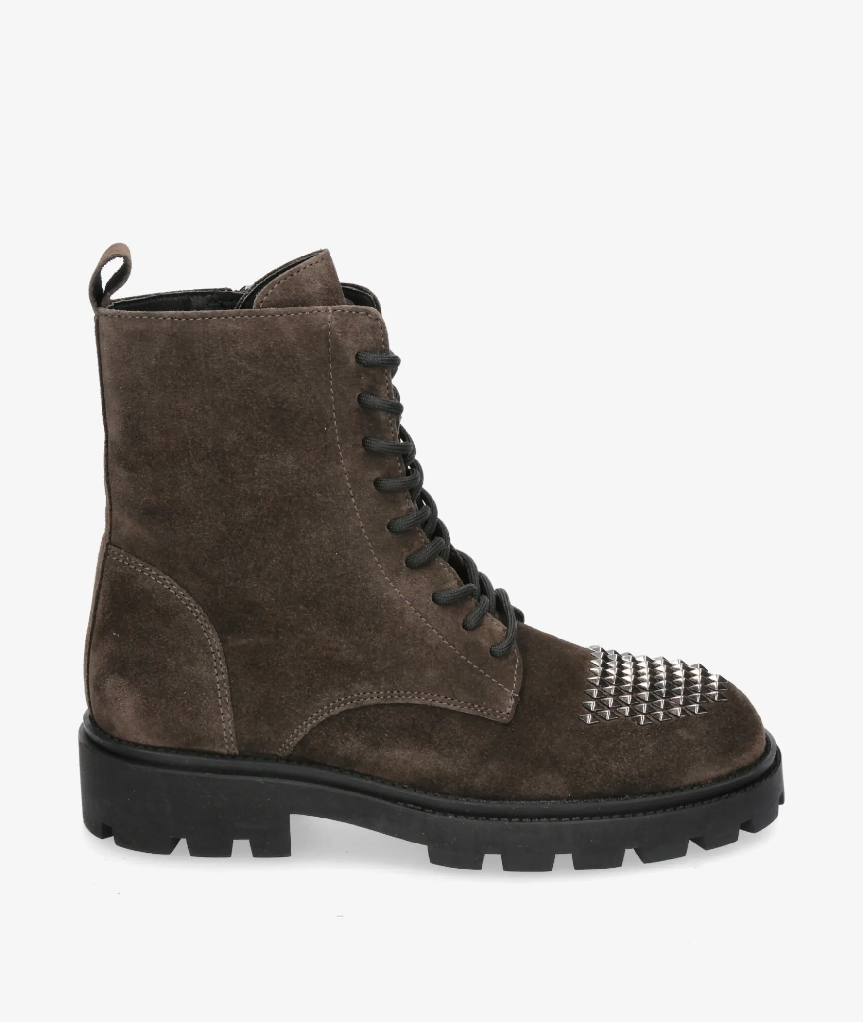 Botines Alpe5307 en serraje gris