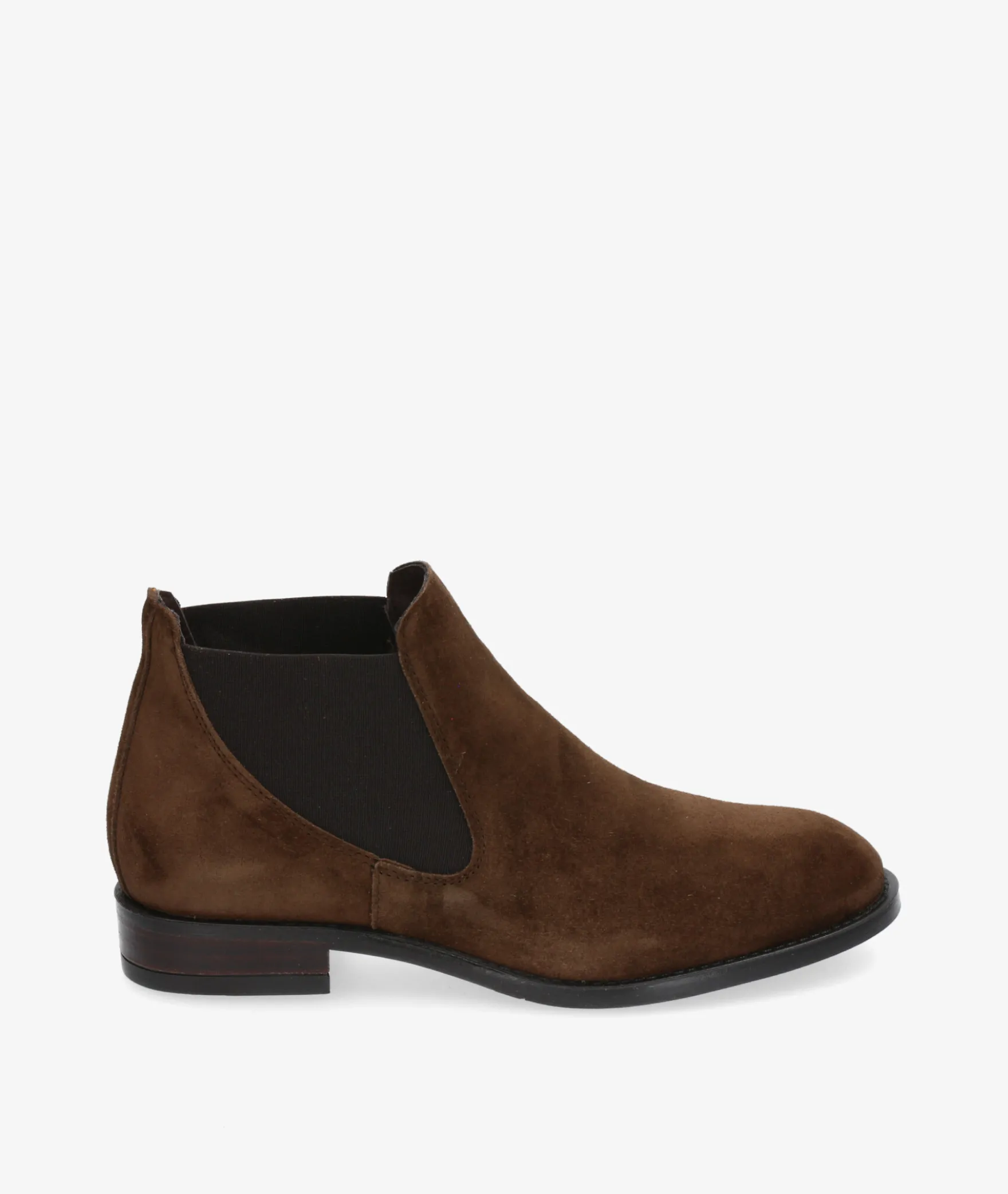 Botines Alpe2646 en serraje marrón