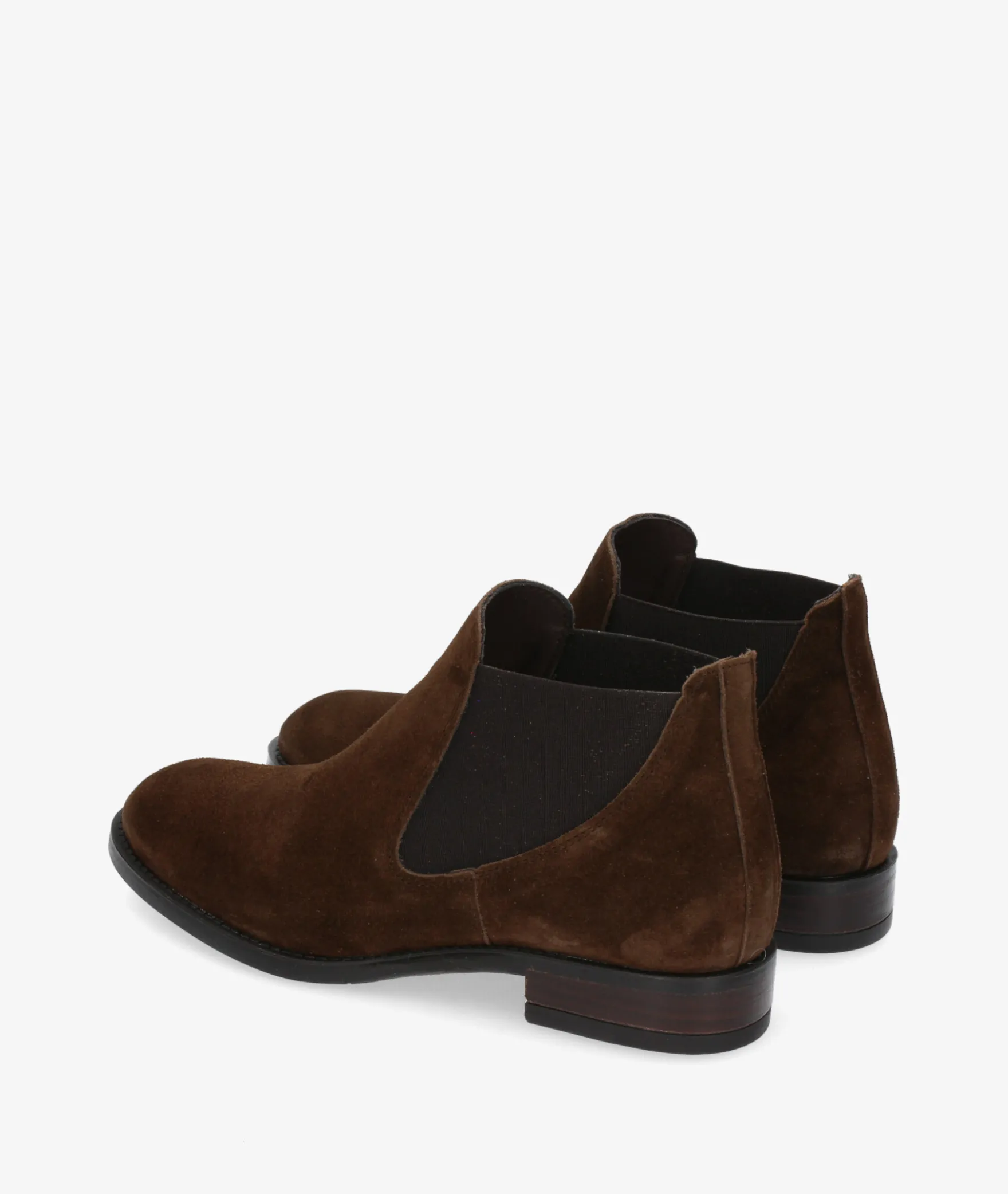 Botines Alpe2646 en serraje marrón