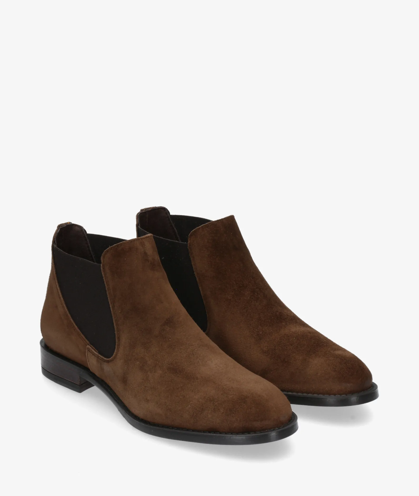 Botines Alpe2646 en serraje marrón