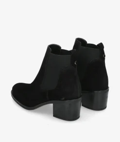 Botines Alpe2202 en serraje negro