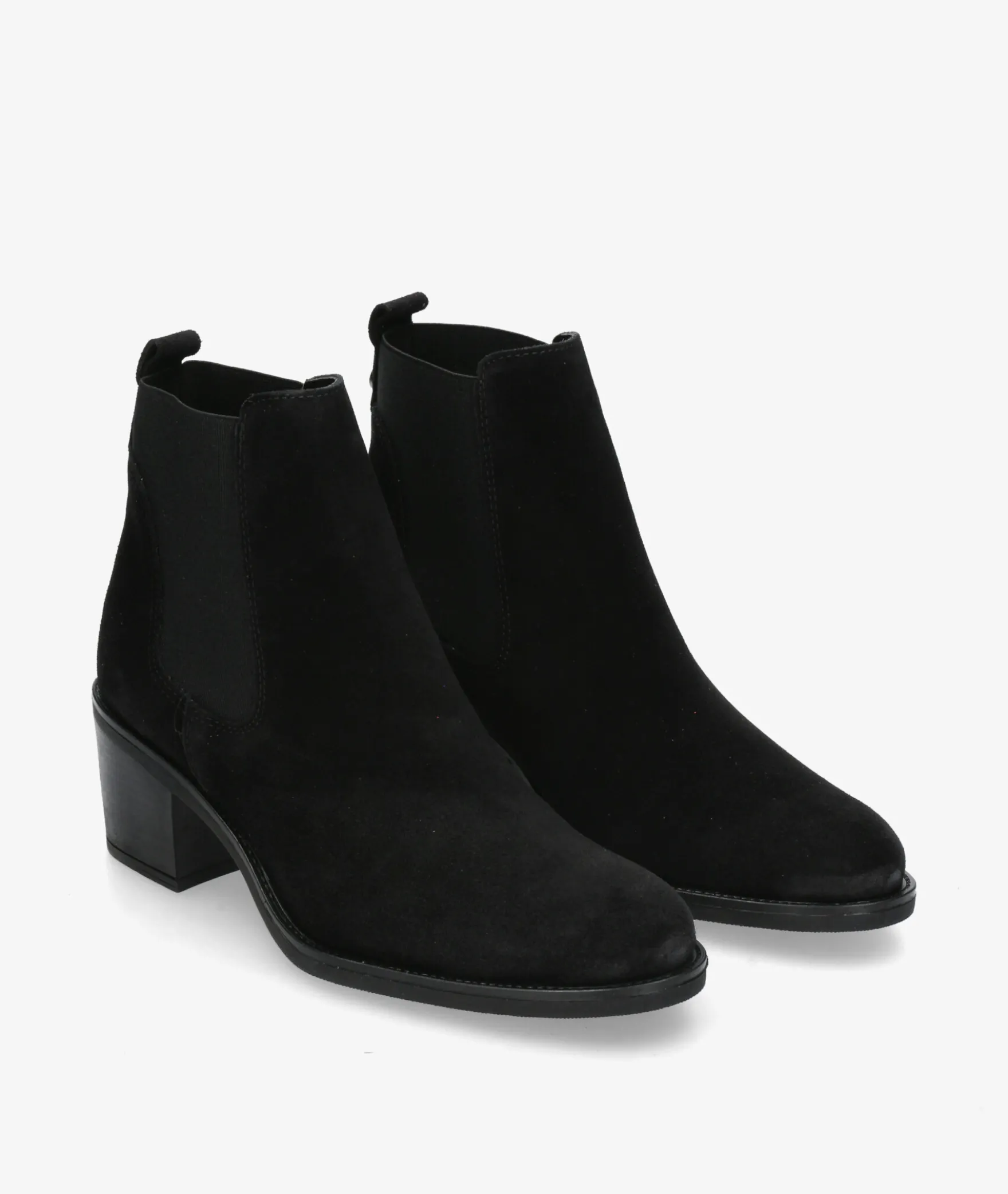 Botines Alpe2202 en serraje negro