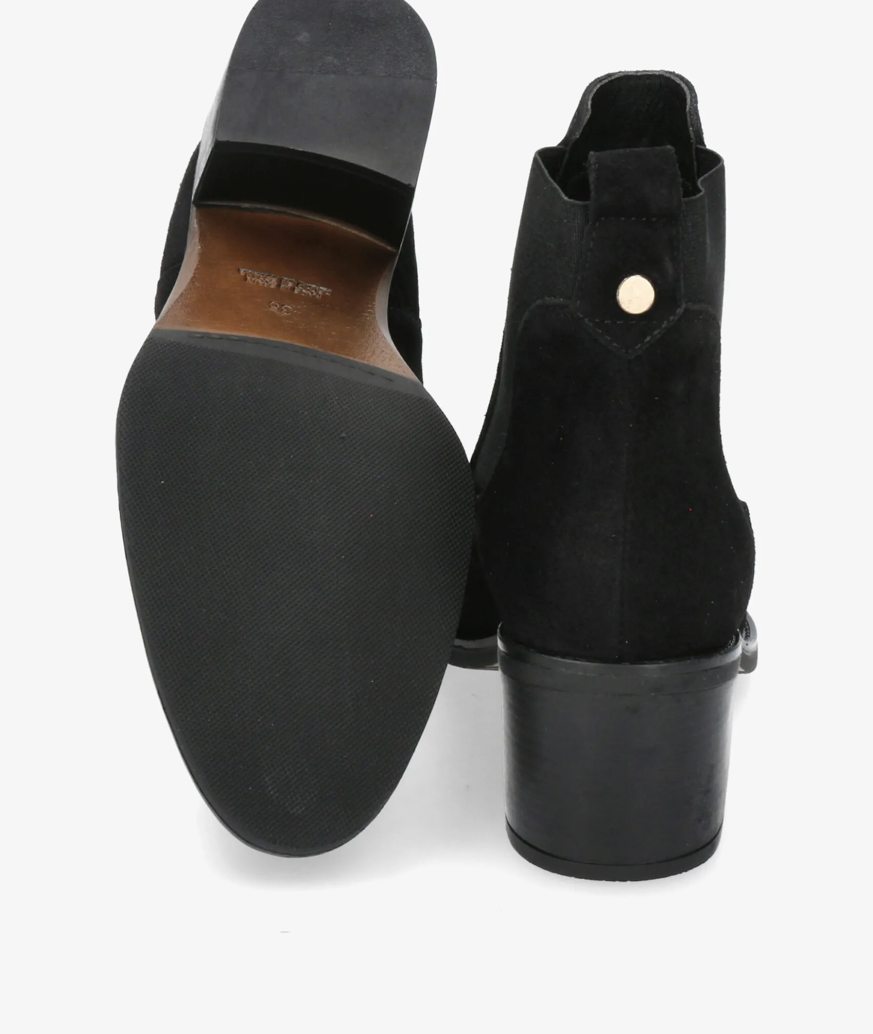 Botines Alpe2202 en serraje negro