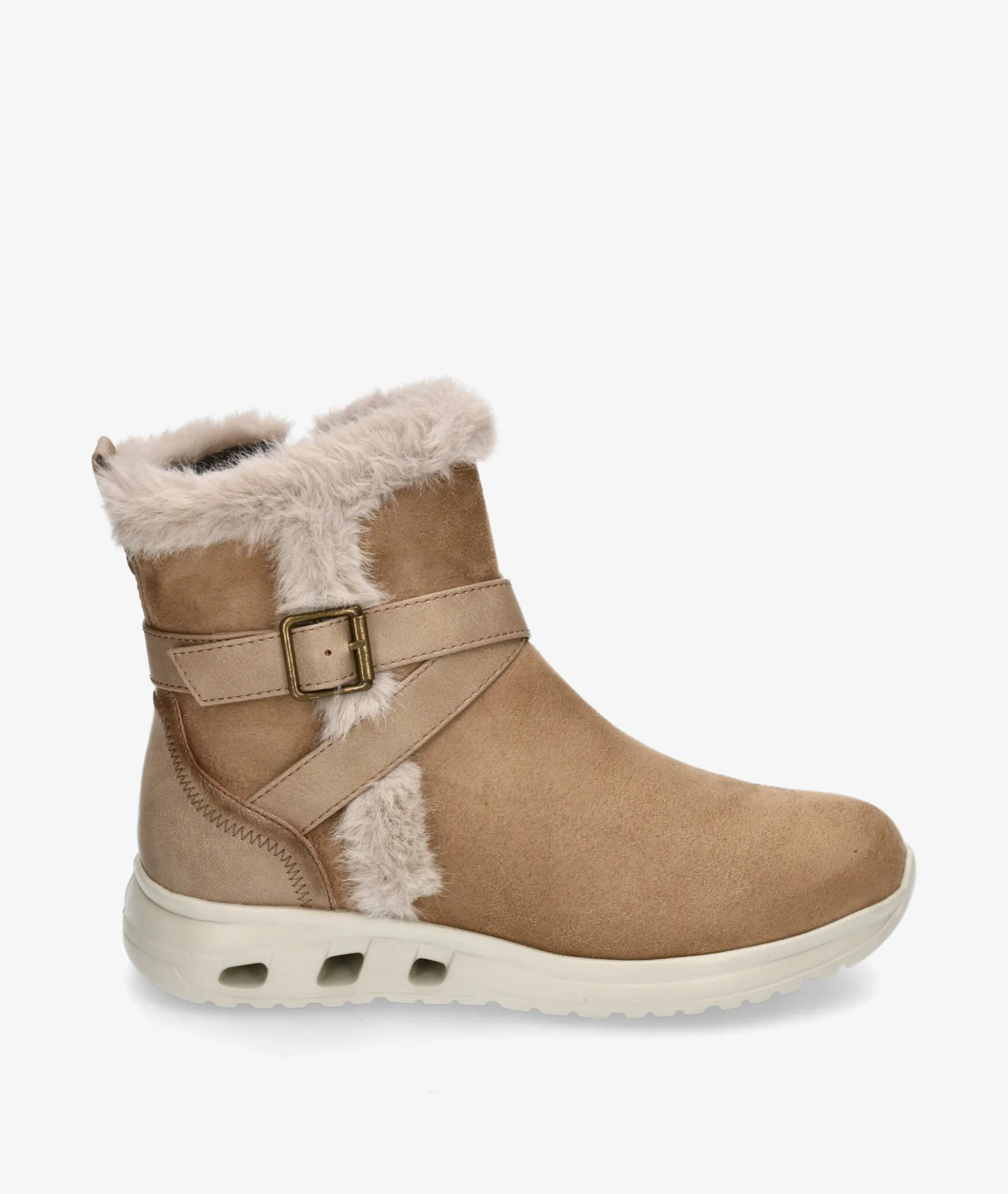 Botines Amarpies29413 en beige