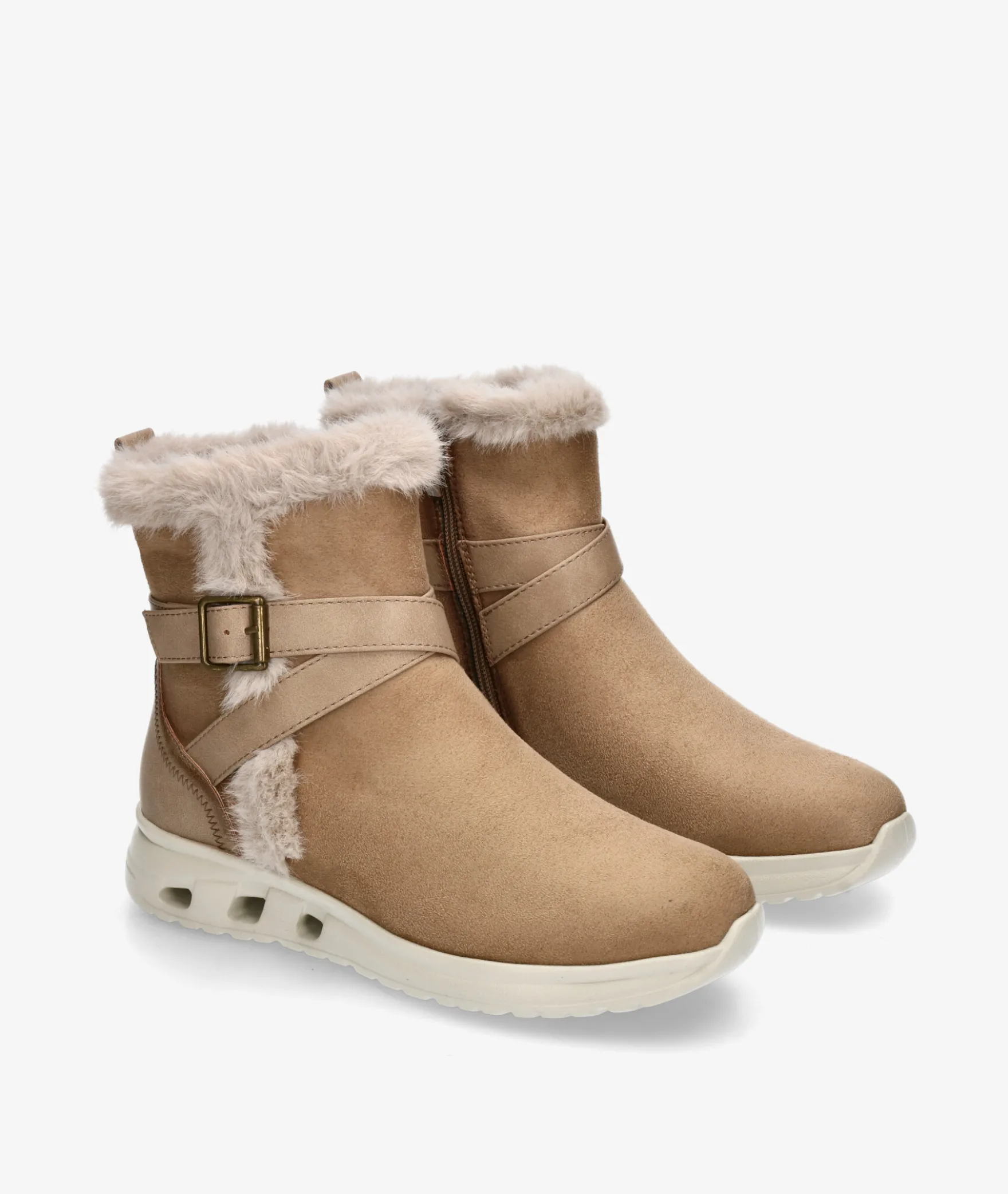 Botines Amarpies29413 en beige
