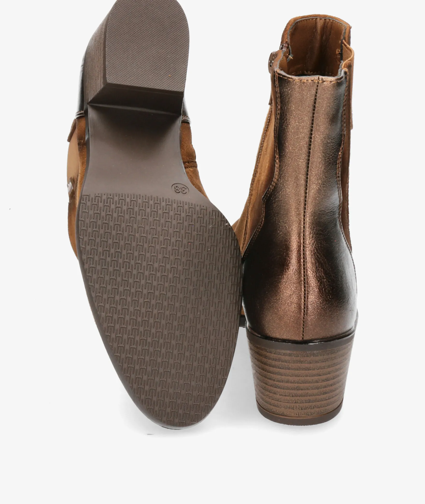 Botines Amarpies27254 en cuero