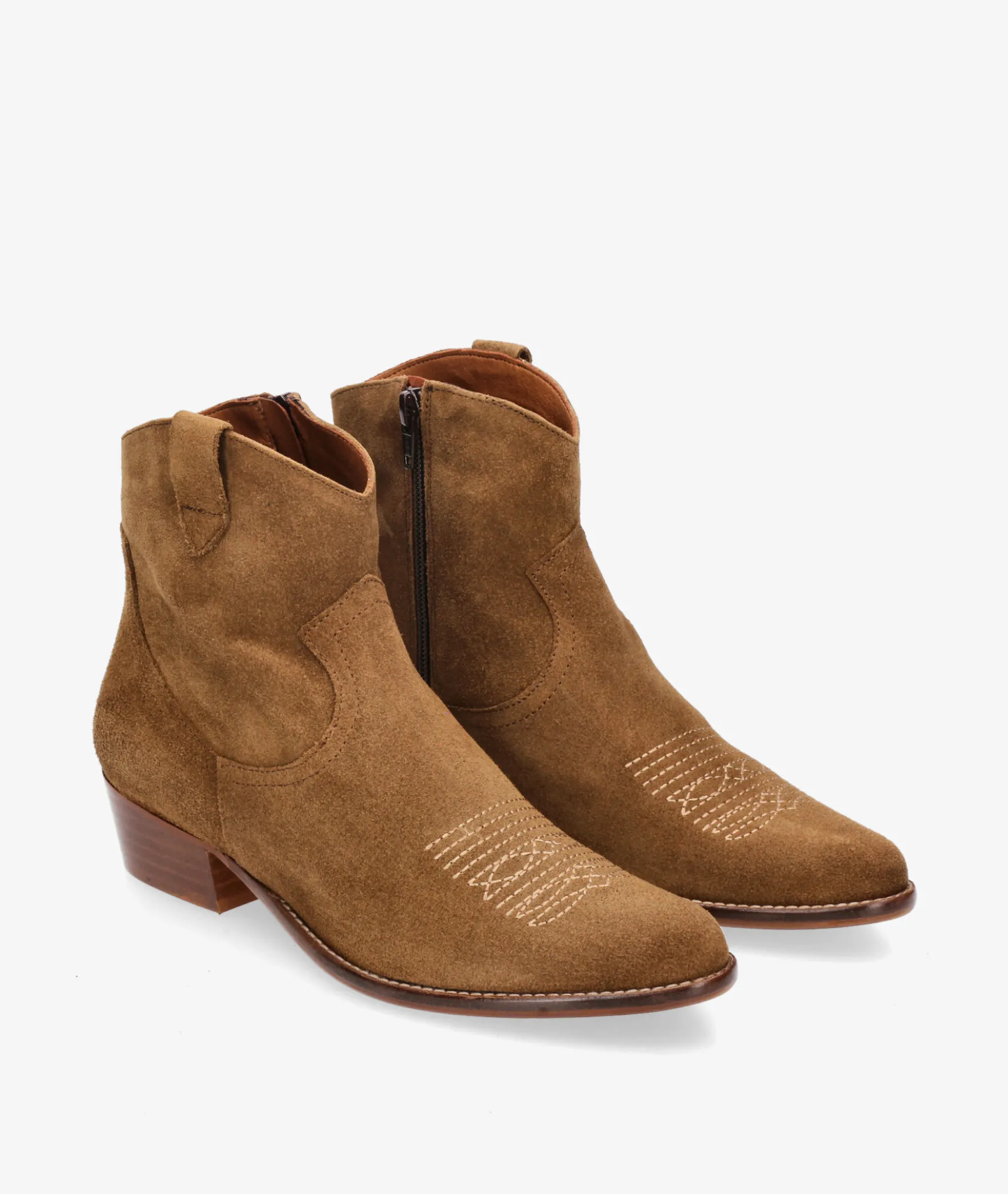 Botines BryanCALIOPE-CB en serraje cuero
