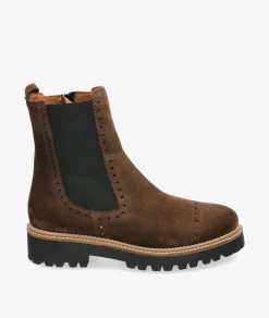 Botines Bryan4328-R en serraje marrón