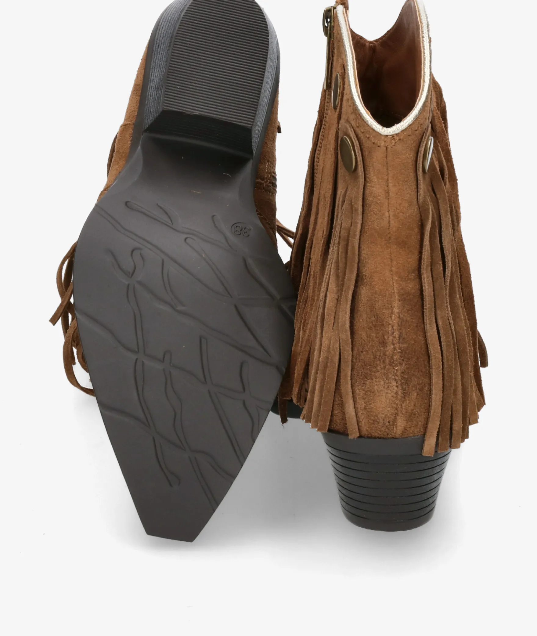 Botines EVA PARIS29758 en serraje cuero