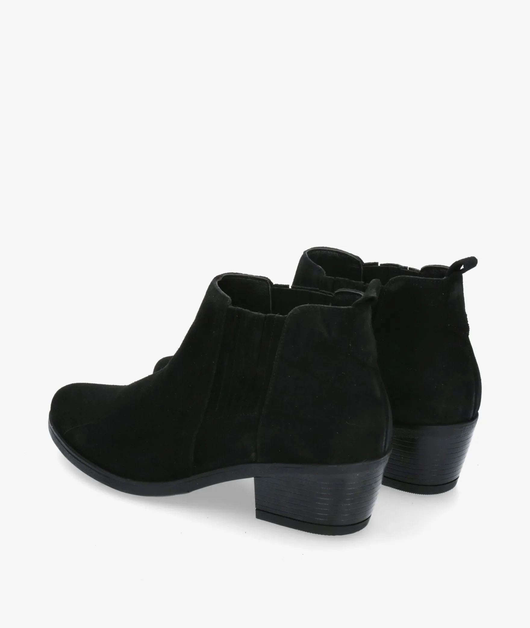 Botines Funny Lola3450 en serraje negro