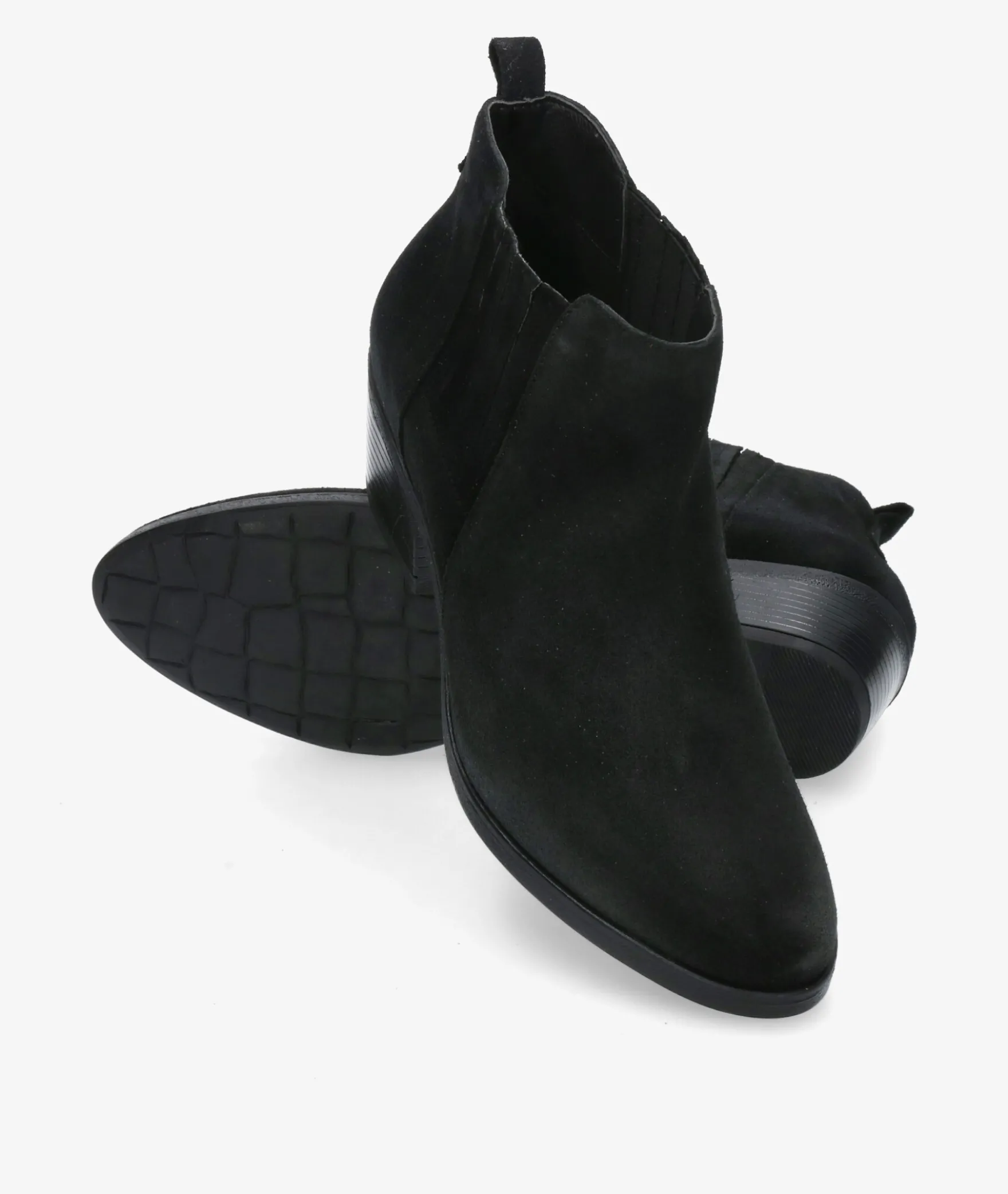 Botines Funny Lola3450 en serraje negro