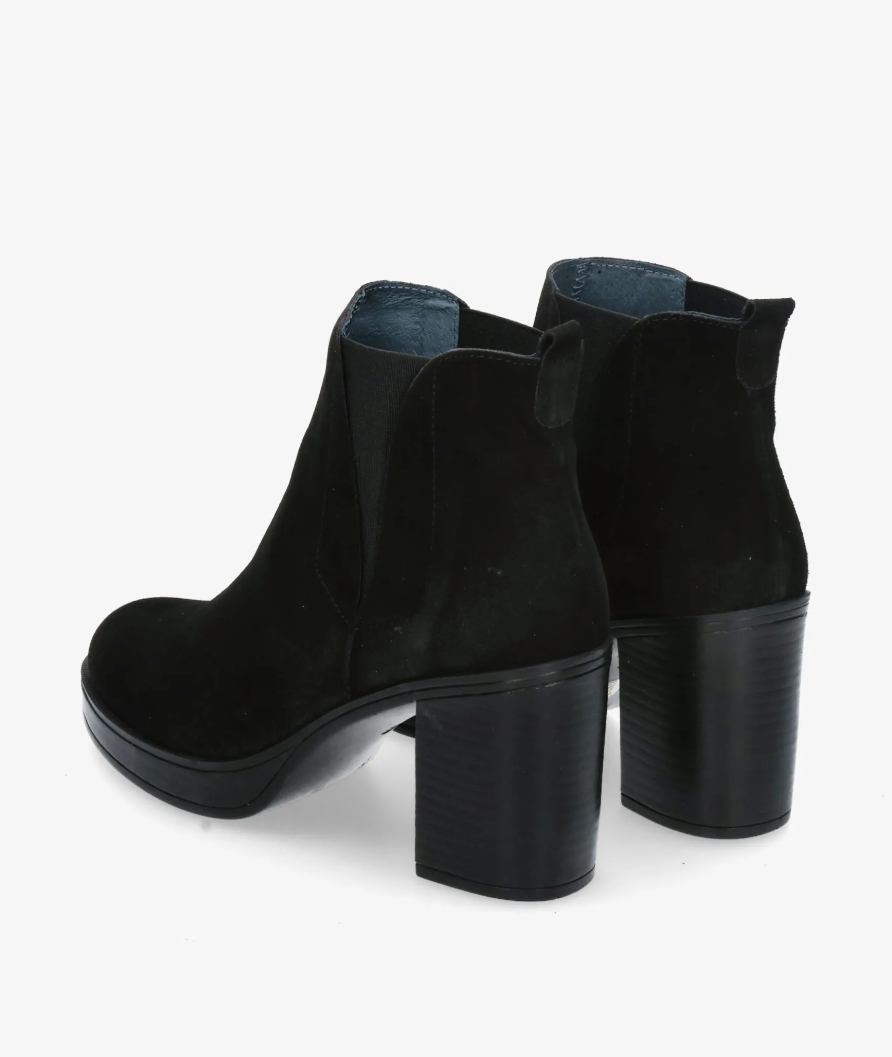 Botines Funny Lola452 en serraje negro