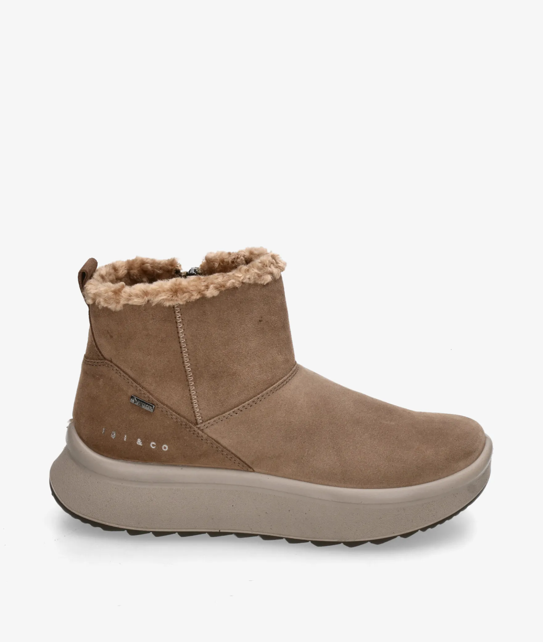 Botines Igi&Co8681422 en serraje taupe