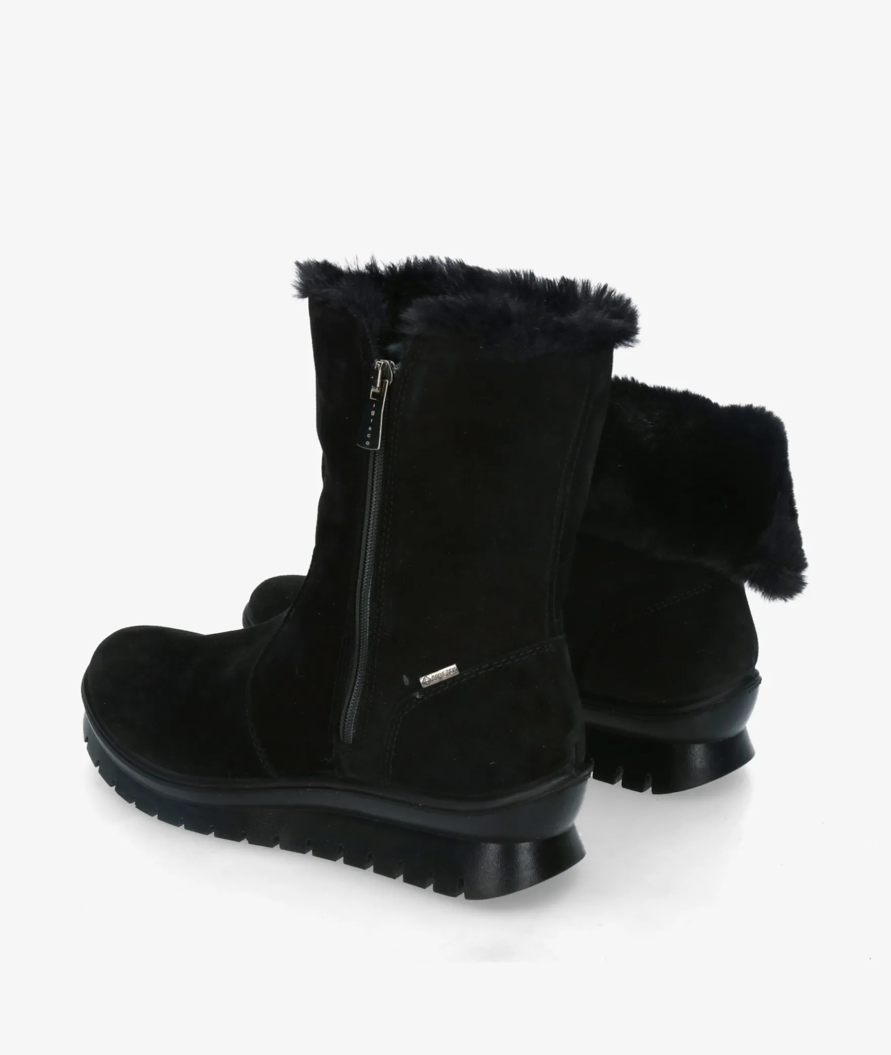 Botines Igi&Co6658722 en serraje negro