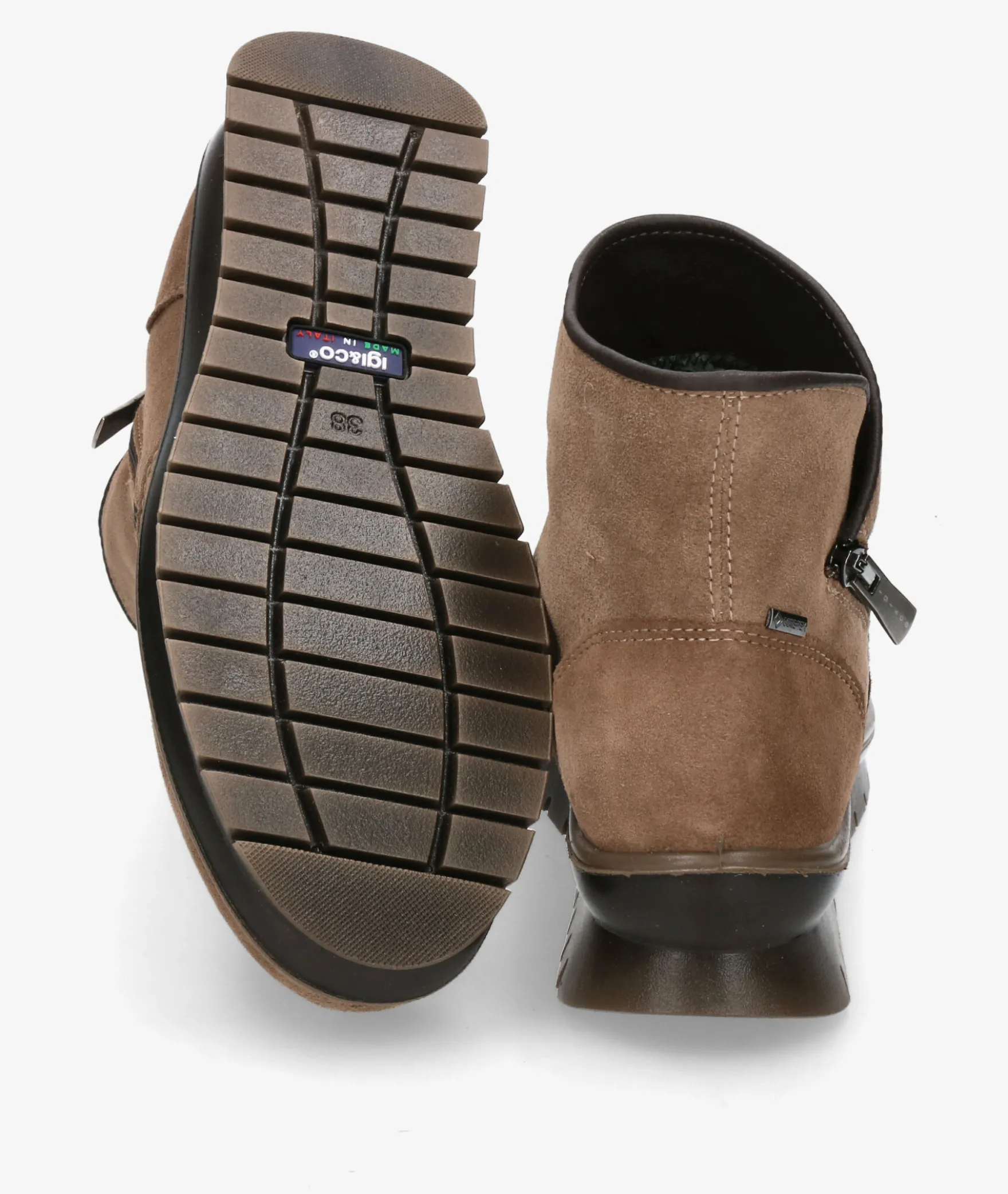 Botines Igi&Co8658677 en serraje taupe