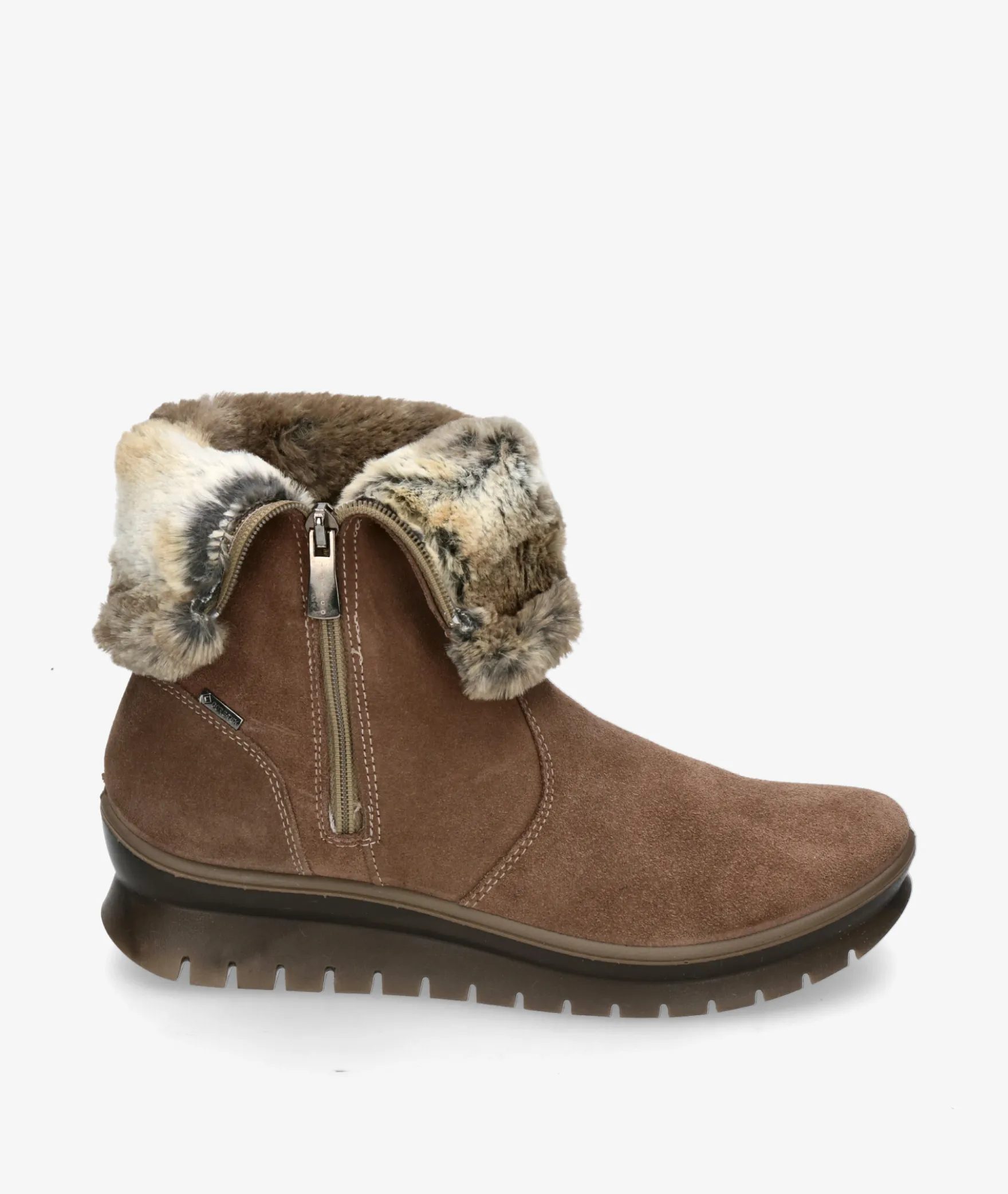 Botines Igi&Co6658744 en serraje taupe