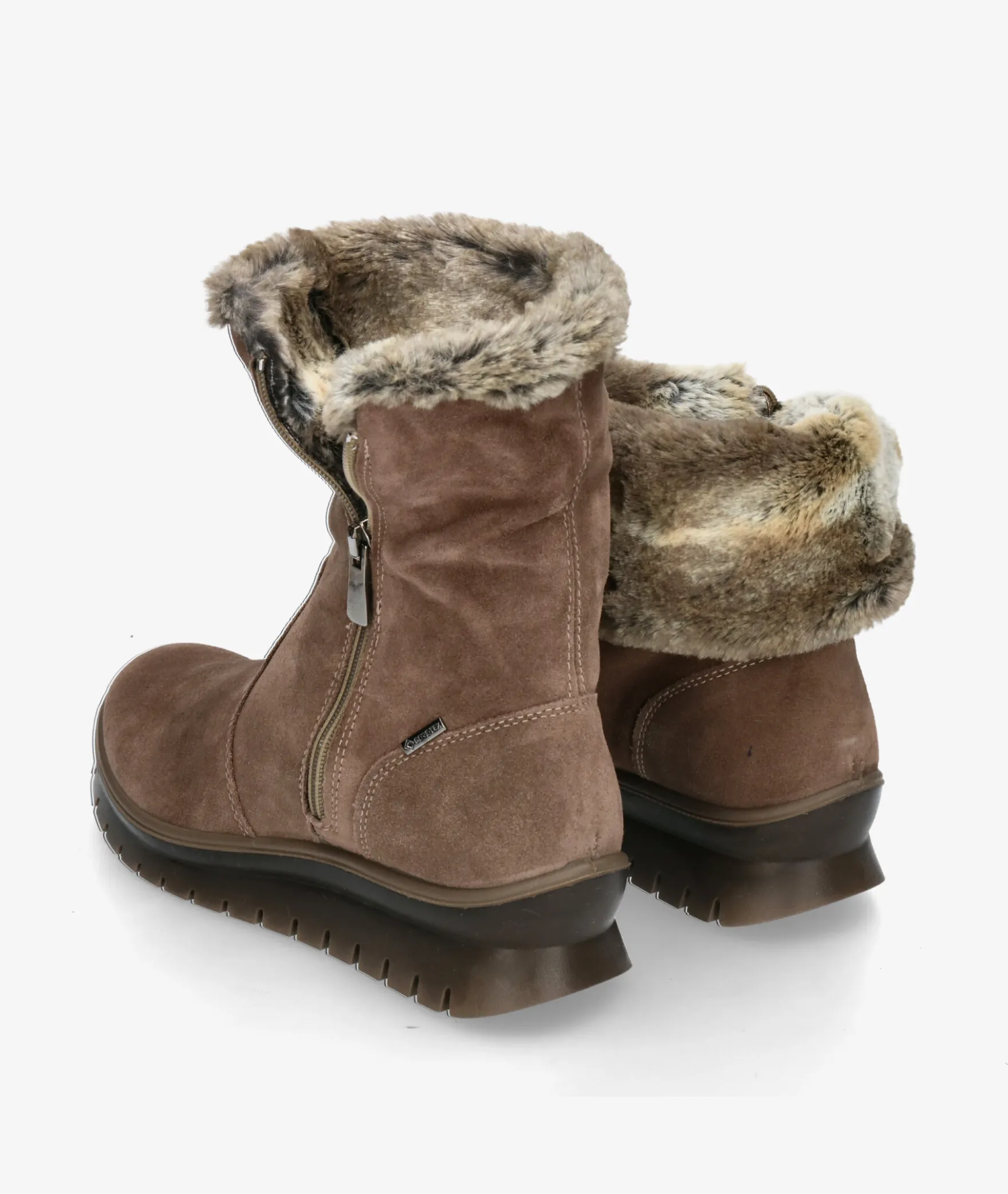 Botines Igi&Co6658744 en serraje taupe