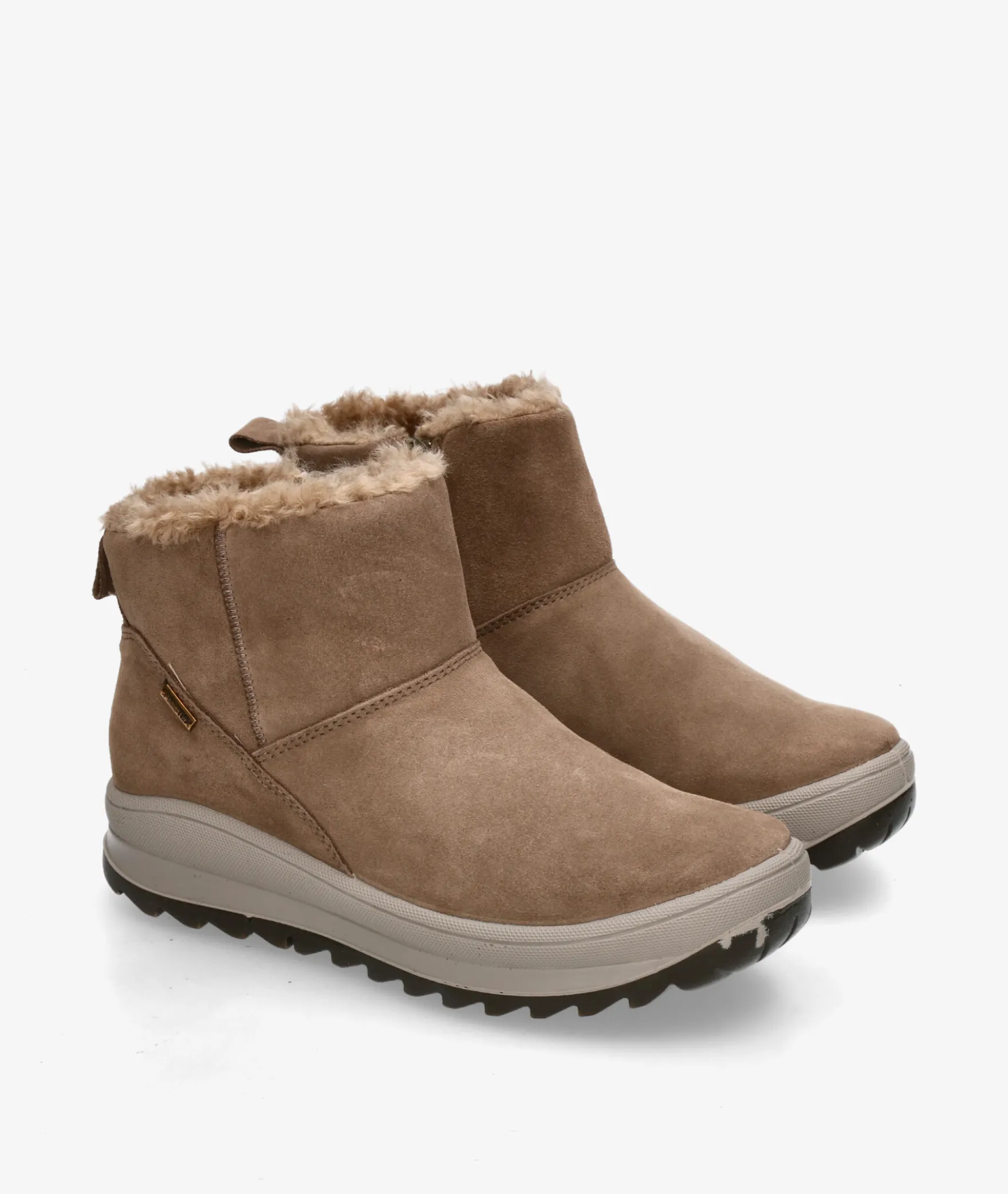 Botines Imac859009 en serraje taupe