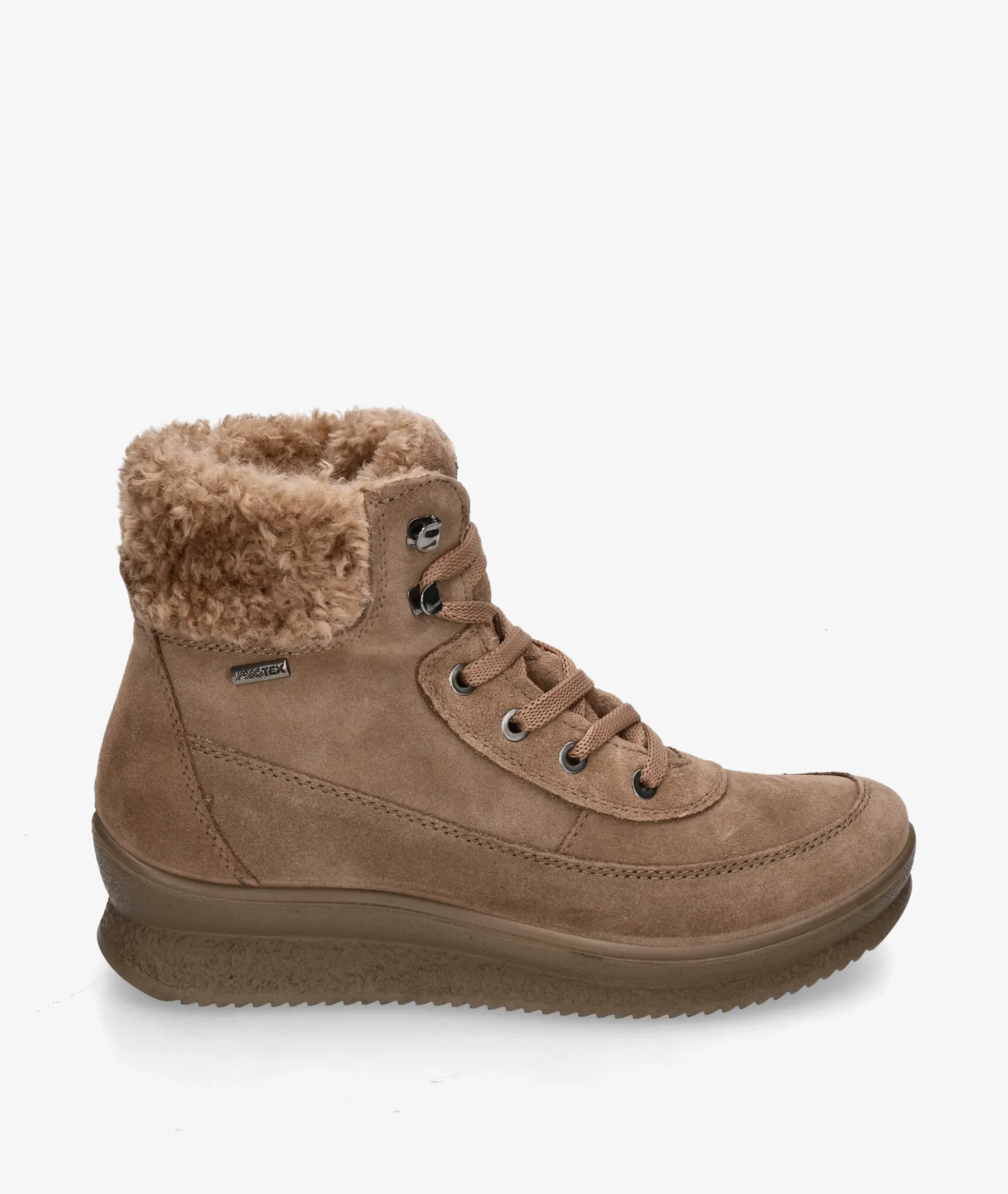 Botines Imac856669 en serraje taupe