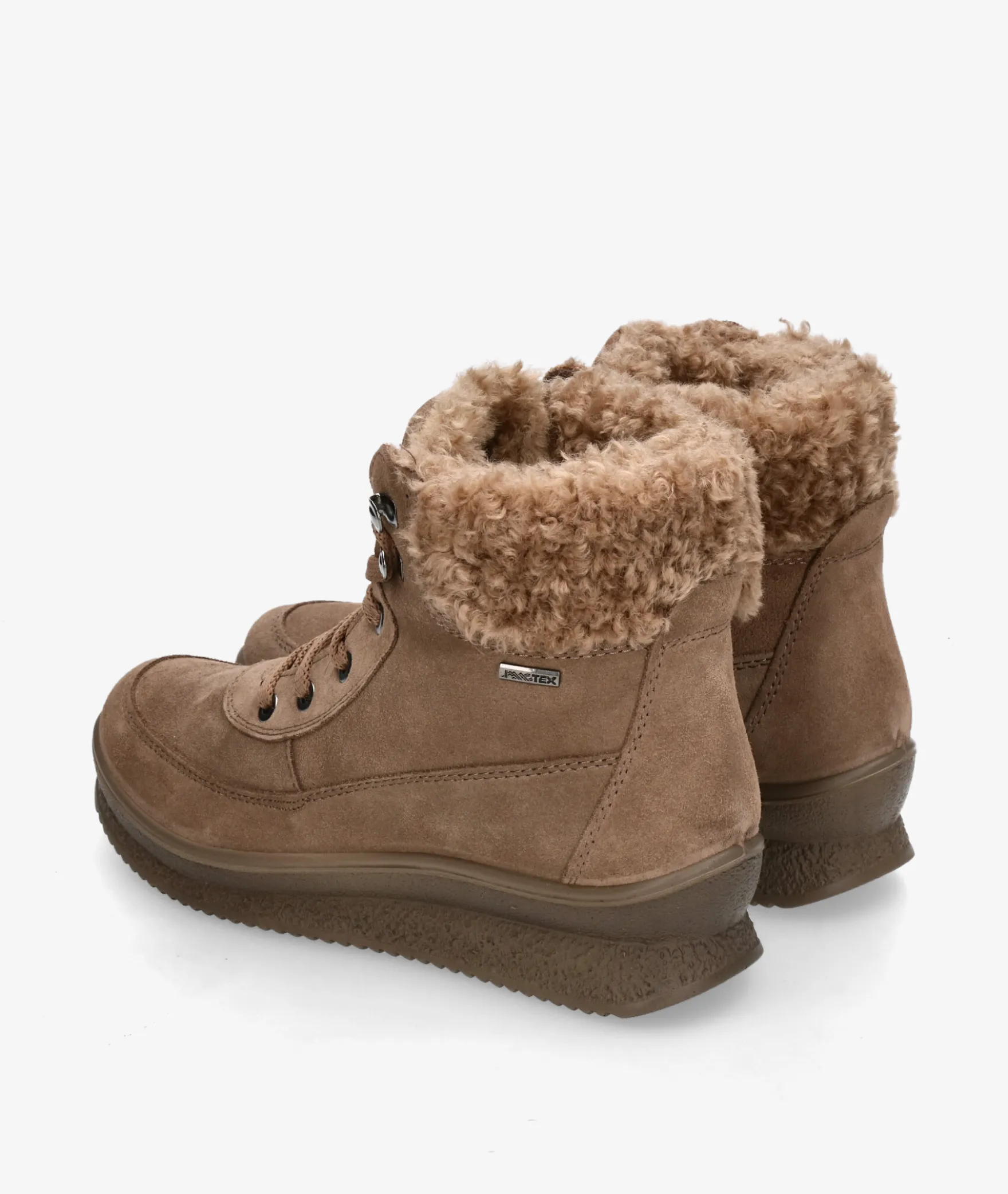 Botines Imac856669 en serraje taupe