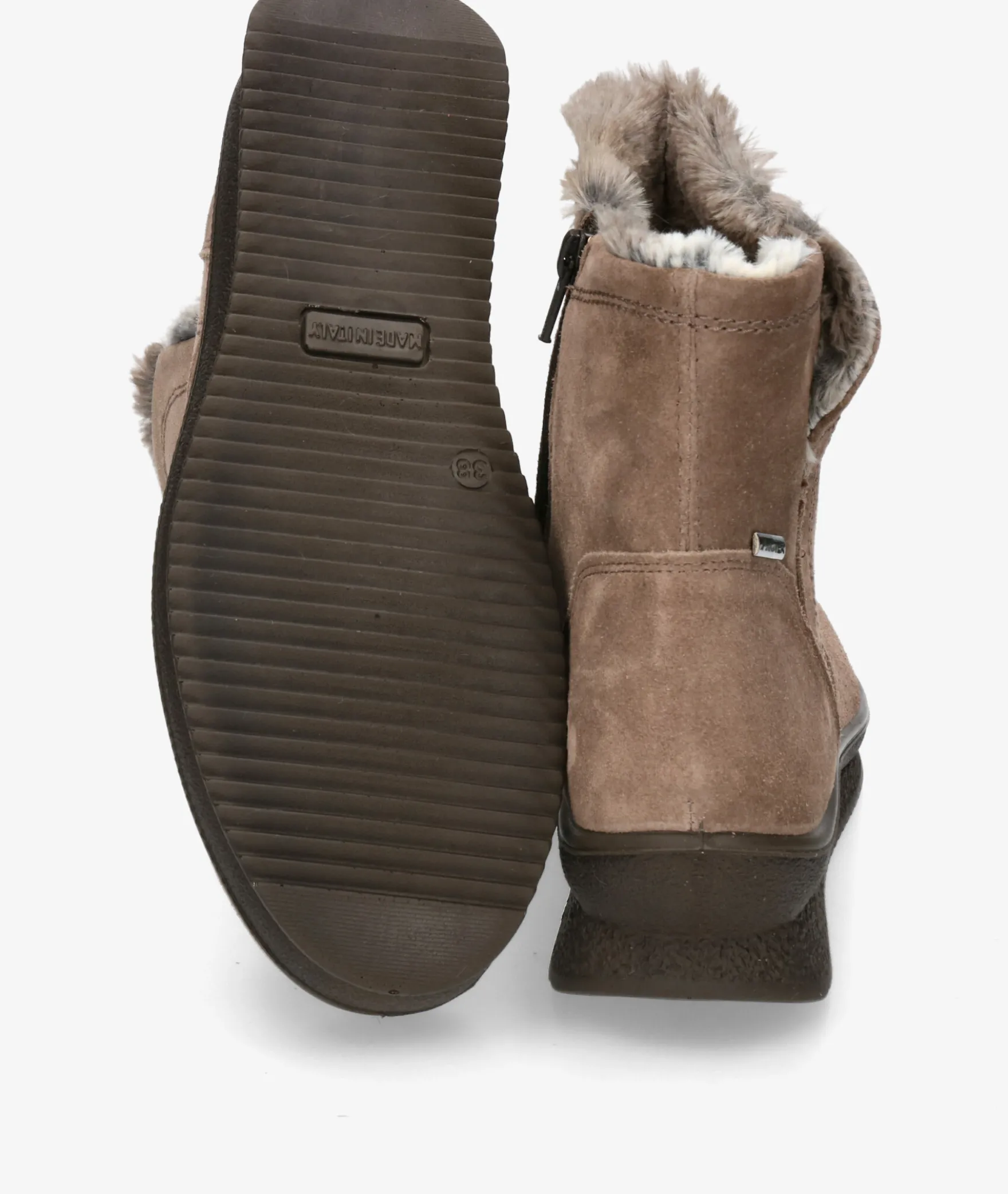 Botines Imac856699 en serraje taupe