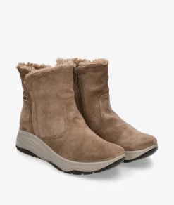 Botines Imac856897 en serraje taupe