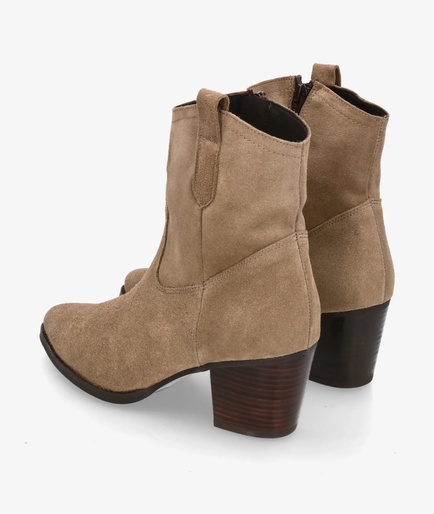 Botines Kénnebec671 en serraje taupe