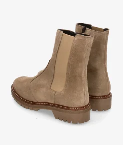 Botines Kénnebec572 en serraje taupe