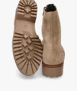 Botines Kénnebec572 en serraje taupe