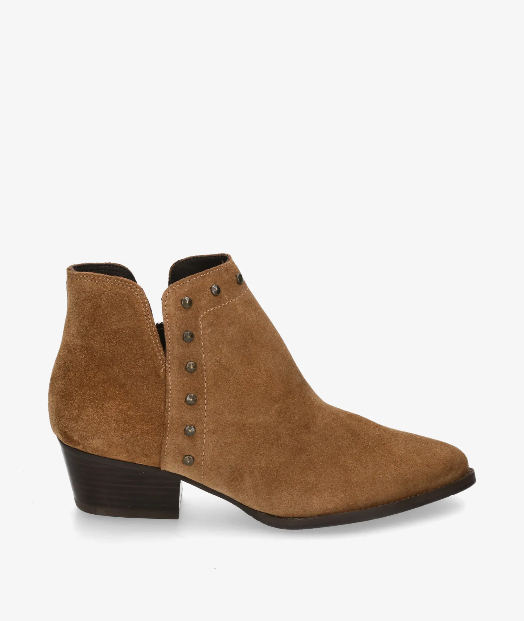 Botines Kénnebec954 TACHAS en serraje cuero