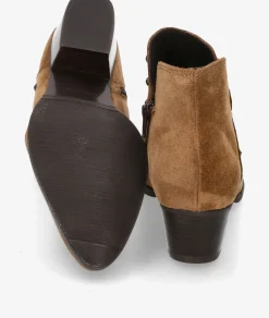 Botines Kénnebec954 TACHAS en serraje cuero