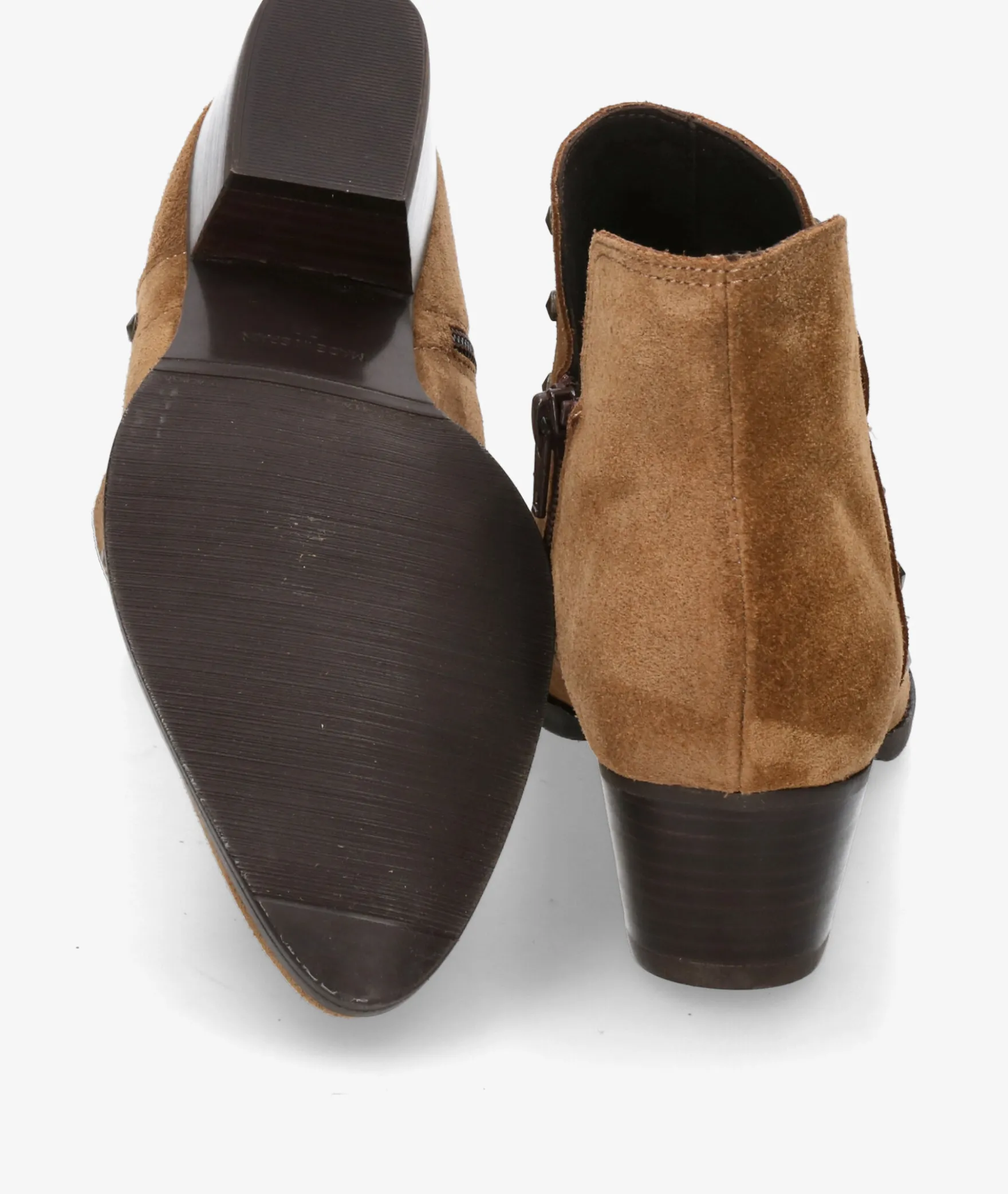 Botines Kénnebec954 TACHAS en serraje cuero