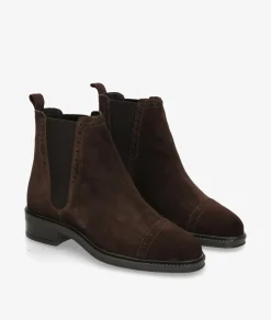 Botines LOLBERA 7236 en serraje marrón