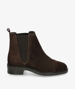 Botines LOLBERA 7236 en serraje marrón