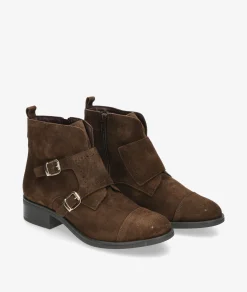 Botines pabloochoa.shoes36020 en serraje marrón