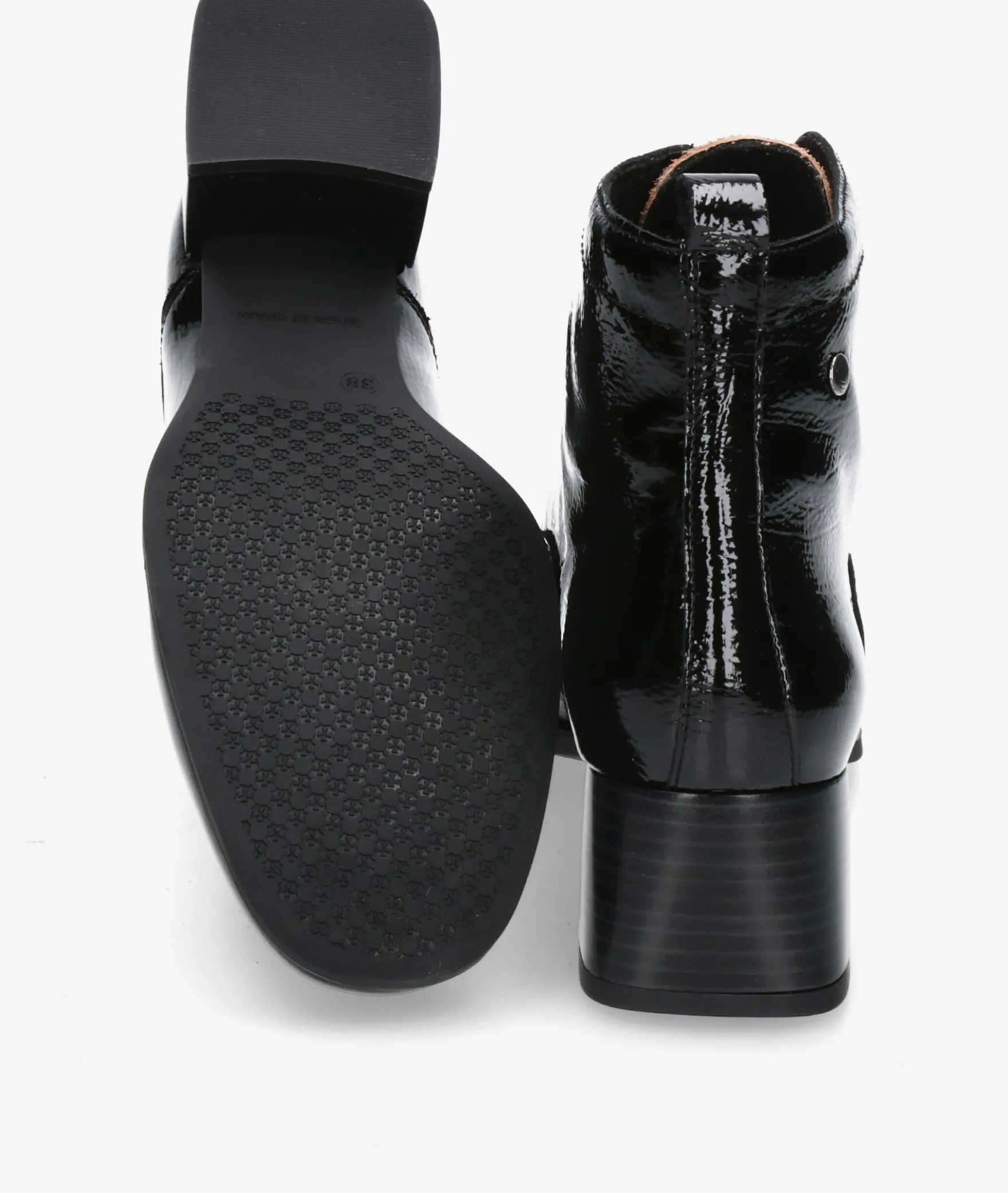 Botines pabloochoa.shoes4463 en charol negro