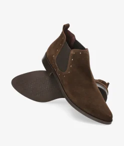Botines pabloochoa.shoes20035 en serraje marrón