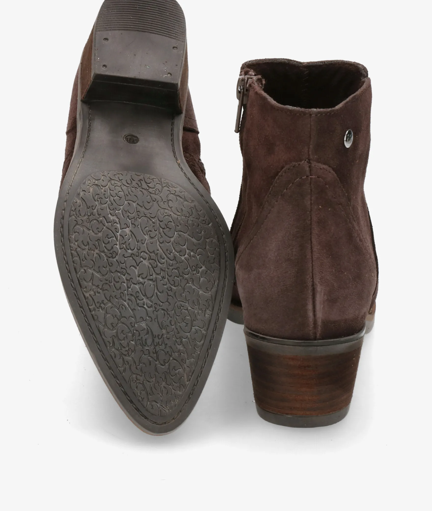 Botines pabloochoa.shoes3501 en serraje marrón