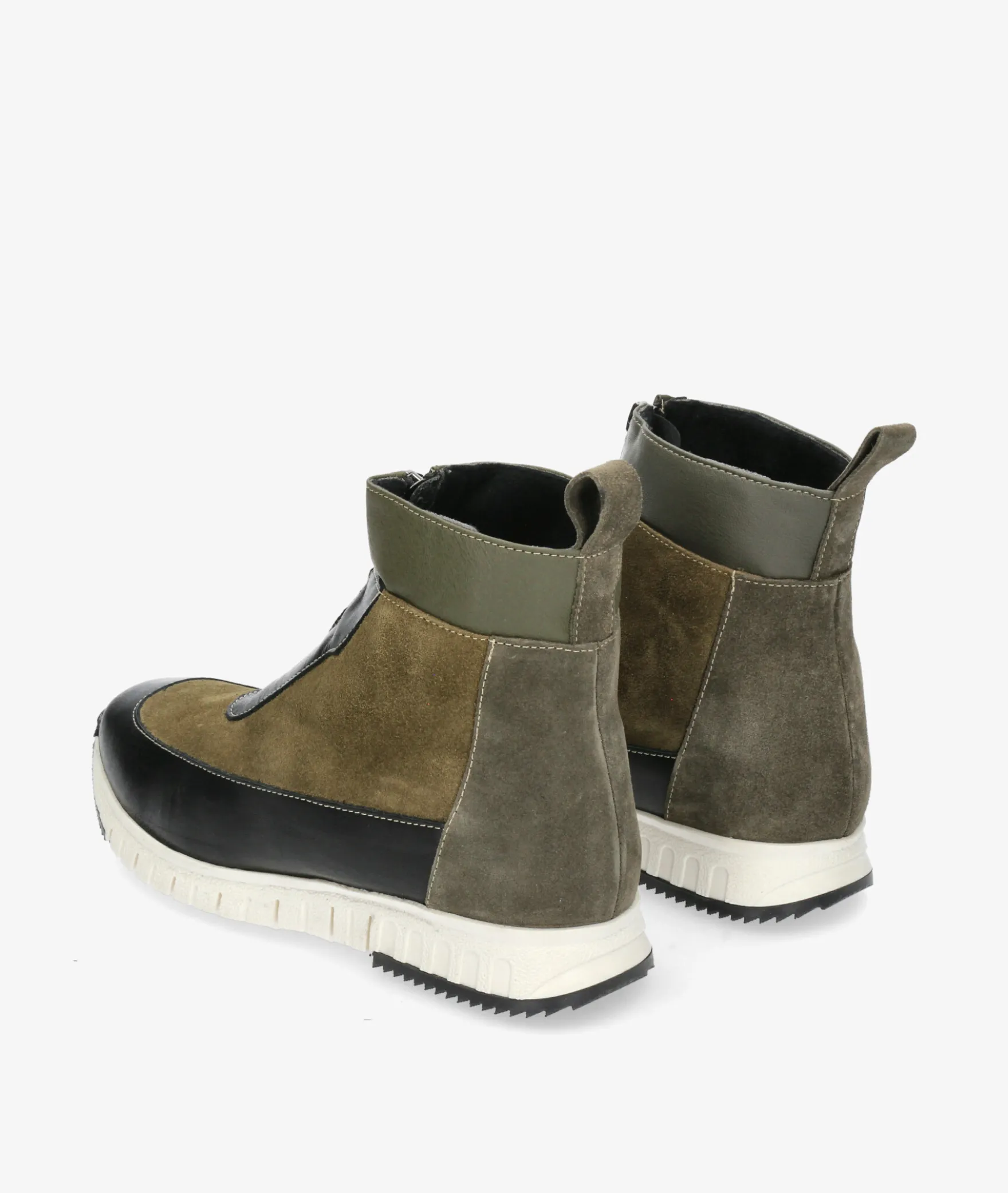 Botines pabloochoa.shoesRAGO46 en serraje kaki